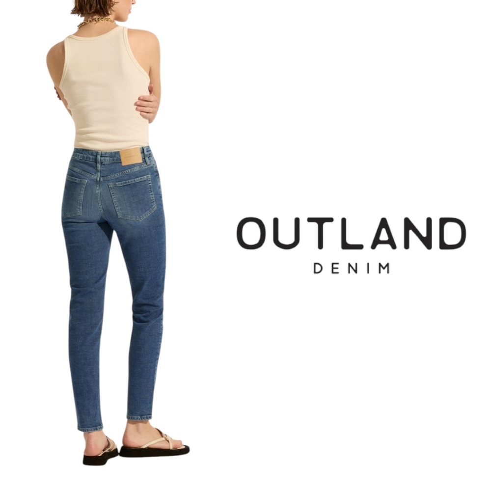 Outland Denim - 'Lucy' Relaxed High Rise Skinny - US24x30 New Blue